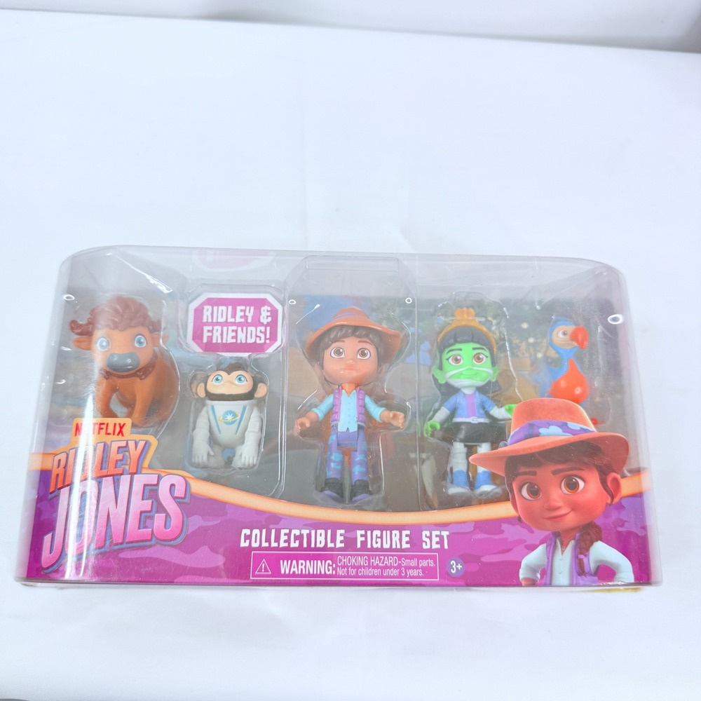 Netflix Ridley Jones Collectible Figure Set 5-Pack Ridley Ismat Peaches Fred